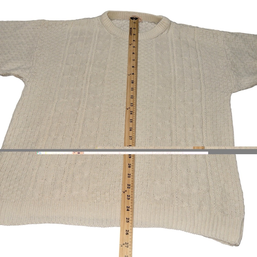 Australian‎ Cable Knit Acrylic Fisherman Sweater Oversized Womens One Size - Picture 7 of 8